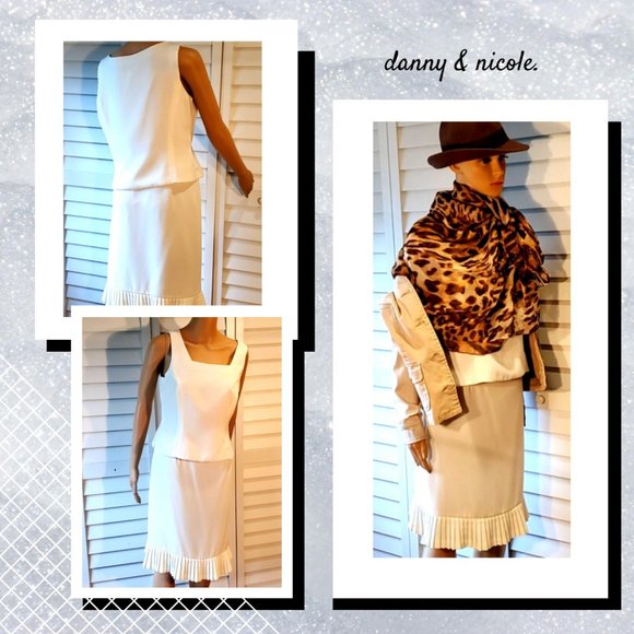 Two-piece Sleeveless Danny & Nicole Dress SUIT perfect for a wedding - Picture 11 of 12